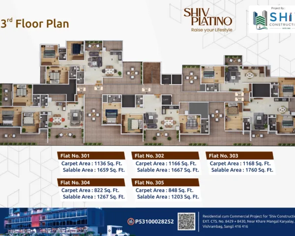 3rd Floor Plan